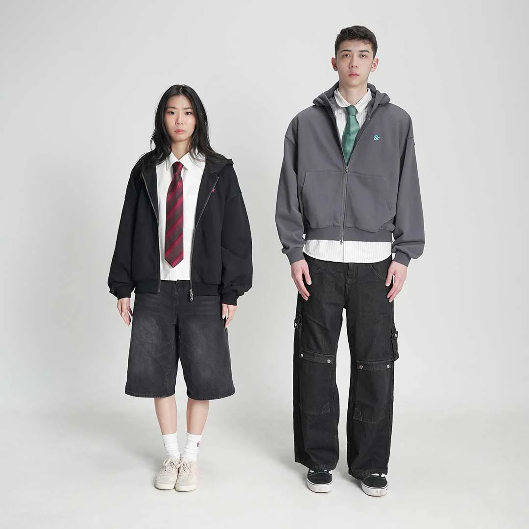 PRX Zip Hoodie Black - Image 8